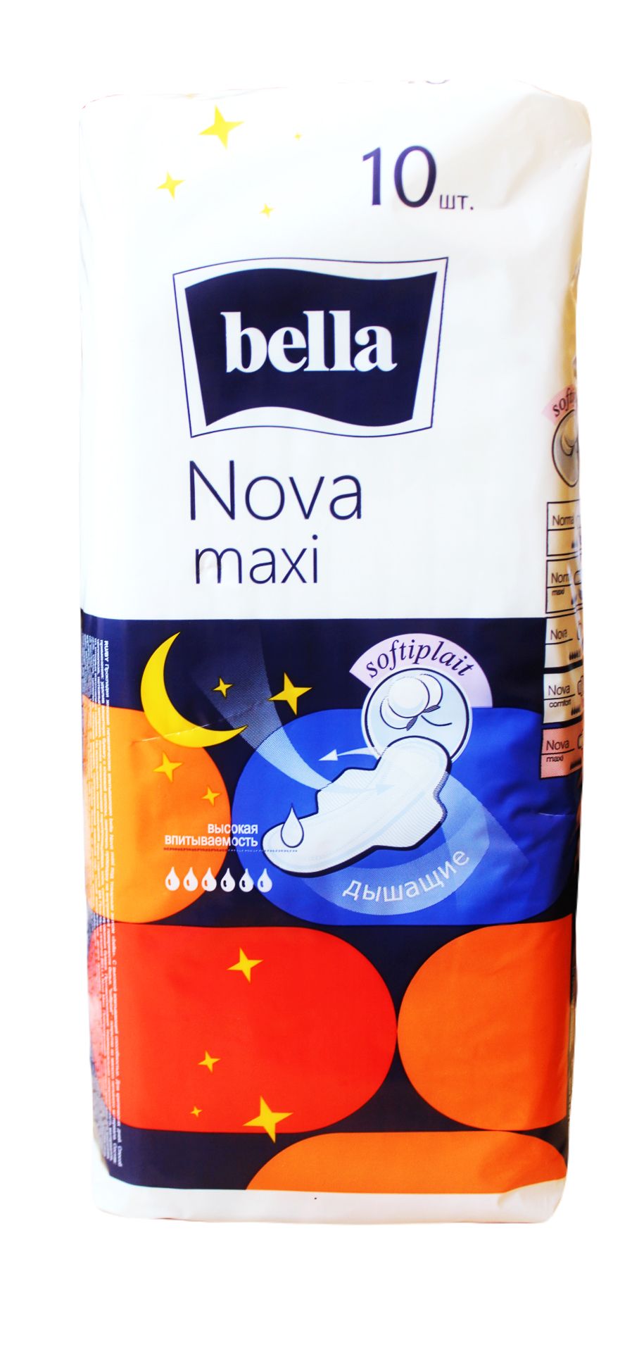 Прокладки Bella nova maxi softiplait 10 шт