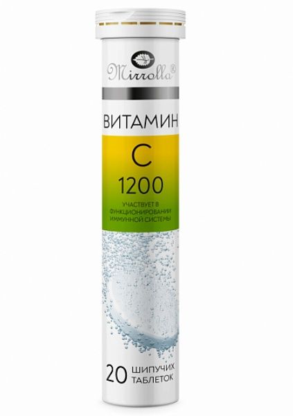 Изображение товара Витамин C 1200 Мирролла №20 Витамин C 1200 Мирролла №20 фотография