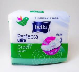 Bella Прокладки супертонкие Perfecta Ultra Maxi Green 8 шт